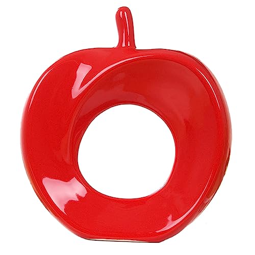 EXQUIMEUBLE 1 Stück Apfel-Ornamente kleines Apfeldekor Dekorobst Briefbeschwerer mit Apfelfigur Apfel Figur Apfelverzierung Apfeldekoration für zu Hause Porzellan rot EXQUIMEUBLE 1 Stück Apfel-Ornamente kleines Apfeldekor Dekorobst Briefbeschwerer mit Apfelfigur Apfel Figur Apfelverzierung Apfeldekoration für zu Hause Porzellan rot von EXQUIMEUBLE
