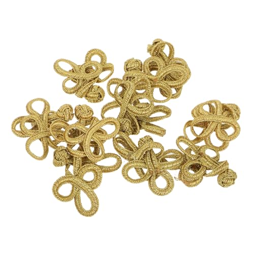 EXQUIMEUBLE 10 Paare Chinesische Knotenknöpfe für DIY Handgenähte Dekorative Verschlussknöpfe für Cheongsam Leichte Komfortable Stoffknöpfe Geeignet für Kinderkleidung und Festliche Kostüme EXQUIMEUBLE 10 Paare Chinesische Knotenknöpfe für DIY Handgenähte Dekorative Verschlussknöpfe für Cheongsam Leichte Komfortable Stoffknöpfe Geeignet für Kinderkleidung und Festliche Kostüme von EXQUIMEUBLE