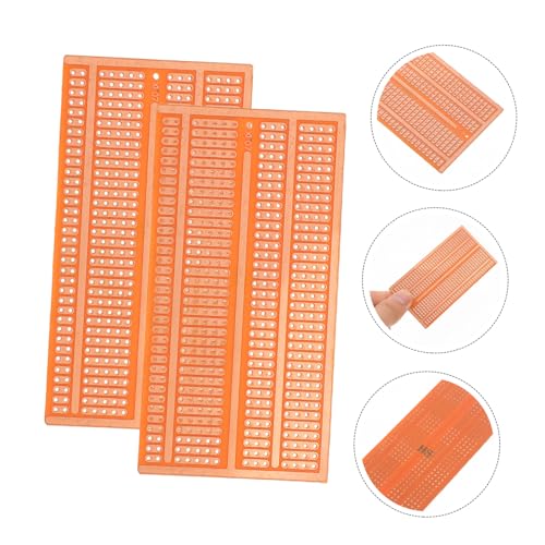 EXQUIMEUBLE 10 Stück Teiliges Pcb Lochrasterplatten Vielseitige Leiterplatten für DIY Elektronikprojekte Robuste Platinen mit Stabilem Material für Schaltkreisaufbau und Testanwendungen von EXQUIMEUBLE