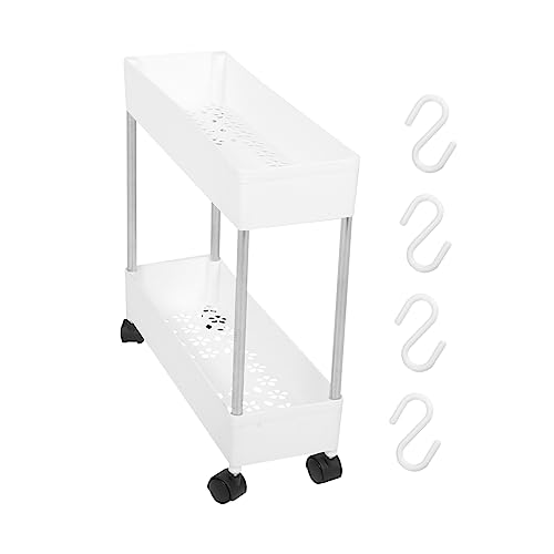 EXQUIMEUBLE 1Stück Küchenwagen mit Beweglicher Trolley Rack für Badezimmer und Platzsparendes Lagerregal Leicht zu Bewegen für Kleine Räume EXQUIMEUBLE 1Stück Küchenwagen mit Beweglicher Trolley Rack für Badezimmer und Platzsparendes Lagerregal Leicht zu Bewegen für Kleine Räume von EXQUIMEUBLE