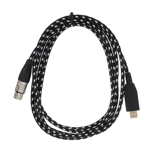 EXQUIMEUBLE 1Stück USB zu Xlr Mikrofonkabel Abgeschirmt Geräuschreduzierend Schwarzes Audiokabel für Hochwertige Musikaufnahme Plug And Play Kompatibel mit Mikrofonen EXQUIMEUBLE 1Stück USB zu Xlr Mikrofonkabel Abgeschirmt Geräuschreduzierend Schwarzes Audiokabel für Hochwertige Musikaufnahme Plug And Play Kompatibel mit Mikrofonen von EXQUIMEUBLE