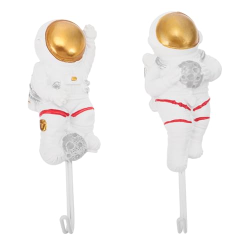 EXQUIMEUBLE 2 Stück Astronaut Wandhaken aus Resin Starke Klebekraft Niedliche Tür und Garderobenhaken für Kleidung und Handtücher Platzsparend Einfach zu Montieren Dekorativ für Bad und Flur EXQUIMEUBLE 2 Stück Astronaut Wandhaken aus Resin Starke Klebekraft Niedliche Tür und Garderobenhaken für Kleidung und Handtücher Platzsparend Einfach zu Montieren Dekorativ für Bad und Flur von EXQUIMEUBLE