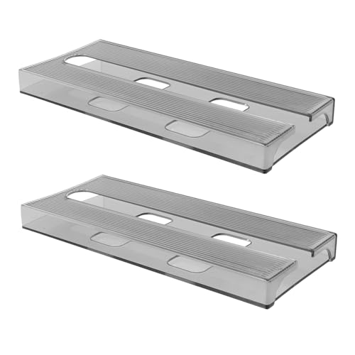 EXQUIMEUBLE 2 Stück Dem Schrank Hängender Stielglas Halter Kunststoff Aufbewahrung für Restaurant und Bar Platzsparend von EXQUIMEUBLE