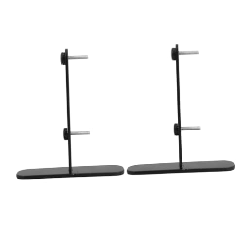 EXQUIMEUBLE 2 Stücke Desktop Pegboard Stand Schreibtisch Zubehör Veranstalter Gaming Schreibtisch Privatsphäre Panel Schwarz Büro von EXQUIMEUBLE