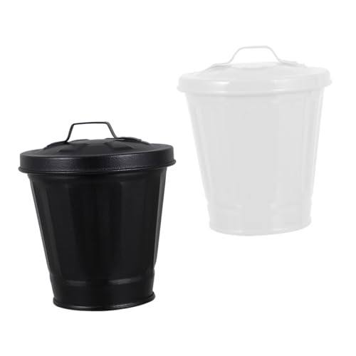 EXQUIMEUBLE 2 Stück Mini Mülleimer Blumentopf Kreativ Praktisch Leicht für Wohnzimmer Schlafzimmer Schreibtisch Kleine Dekoration Multifunktional EXQUIMEUBLE 2 Stück Mini Mülleimer Blumentopf Kreativ Praktisch Leicht für Wohnzimmer Schlafzimmer Schreibtisch Kleine Dekoration Multifunktional von EXQUIMEUBLE