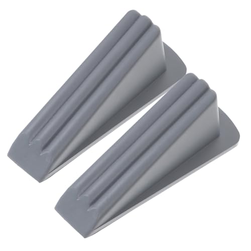 EXQUIMEUBLE 2 Stück Robuster Türstopper aus Gummi Rutschfester Türkeil mit Schräger Form Geräuschloser Türhalter und Wandprotektor für Schwere Türen Geeignet für Zuhause Büro und Bereiche von EXQUIMEUBLE