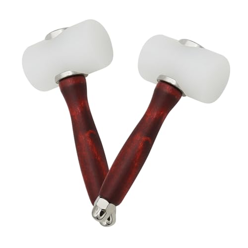 EXQUIMEUBLE 2 Stück Teiliges DIY Lederwerkzeug mit Ergonomischem Holzgriff Nylon-Mallet für Präzises Lederstanzen und Nähen für Geldbörsen Taschen Schuhe und Feine Gravurarbeiten EXQUIMEUBLE 2 Stück Teiliges DIY Lederwerkzeug mit Ergonomischem Holzgriff Nylon-Mallet für Präzises Lederstanzen und Nähen für Geldbörsen Taschen Schuhe und Feine Gravurarbeiten von EXQUIMEUBLE