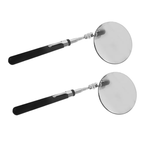 EXQUIMEUBLE 2 Stück Teleskop-inspektionsspiegel Ausziehbar mit Flexiblem Drehbarem Spiegel und Rutschfestem Griff für Fahrzeug Mechaniker-inspektionen Stoßfest und Langlebig EXQUIMEUBLE 2 Stück Teleskop-inspektionsspiegel Ausziehbar mit Flexiblem Drehbarem Spiegel und Rutschfestem Griff für Fahrzeug Mechaniker-inspektionen Stoßfest und Langlebig von EXQUIMEUBLE