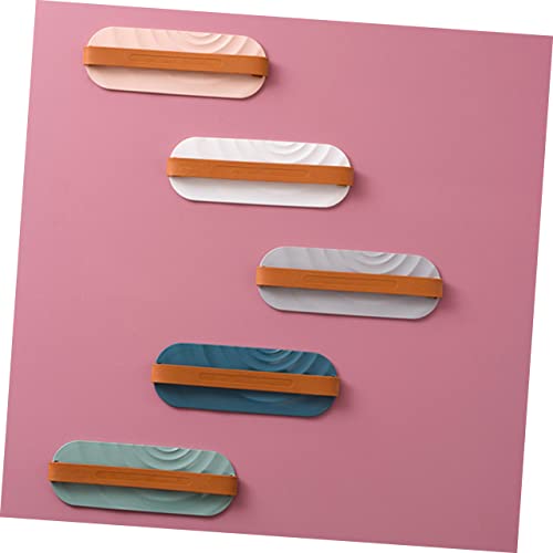 EXQUIMEUBLE 2 Stück Wandmontiertes Schuhregal Teilig Grün Ablauflöscher für Hausschuhe Platzsparender Schuhorganizer für Bad und Flur Einfach zu Montierender Wandhalter für Sandalen und von EXQUIMEUBLE