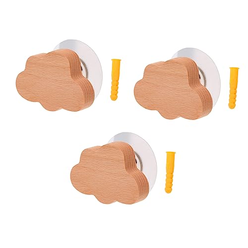 EXQUIMEUBLE 3 Stück Holz Klebehaken Wandhaken Wolkenform Stabile Bohrfreie Aufhänger für Jacken und Mäntel Dekorative Garderobenhaken Schonend für Wand Praktische Wandmontage EXQUIMEUBLE 3 Stück Holz Klebehaken Wandhaken Wolkenform Stabile Bohrfreie Aufhänger für Jacken und Mäntel Dekorative Garderobenhaken Schonend für Wand Praktische Wandmontage von EXQUIMEUBLE