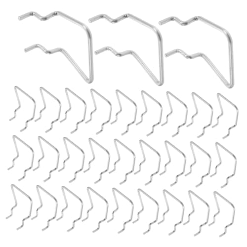 EXQUIMEUBLE 30 Stück Teiliges Pegboard Haken aus Edelstahl Robuste Werkzeughalter für Lochwand mit Lochabstand Vielseitig für Garage Werkstatt und Heimwerker Einfache Montage Langlebig und von EXQUIMEUBLE