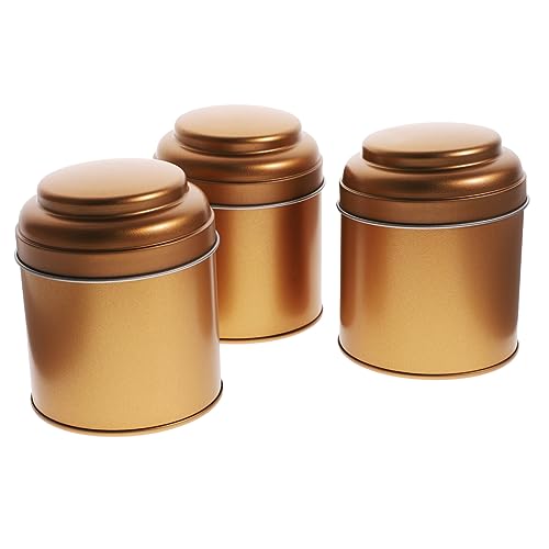 EXQUIMEUBLE 3stücke Luftdichte Tee Dose Weißblech Vorratsbehälter Für Tee Kaffee Zucker Haushalt Lagerung Exquisites Design Geschenk Für Familie Freunde von EXQUIMEUBLE