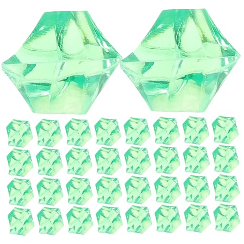 EXQUIMEUBLE 450 Stück Teiliges Wiederverwendbarer Fake Eiswürfel aus Kristallklare Bruchfeste Dekoration für Fotografie Hochzeiten DIY Projekte und Wohnraumgestaltung Realistische von EXQUIMEUBLE