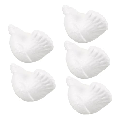 EXQUIMEUBLE 5 Stück Teiliges Foam Huhn Deko DIY Bemalbare Hühnerfiguren Festival Deko Kinderfreundlich Handwerkliche Hühnermodelle für Party und Kreative Bastelprojekte EXQUIMEUBLE 5 Stück Teiliges Foam Huhn Deko DIY Bemalbare Hühnerfiguren Festival Deko Kinderfreundlich Handwerkliche Hühnermodelle für Party und Kreative Bastelprojekte von EXQUIMEUBLE