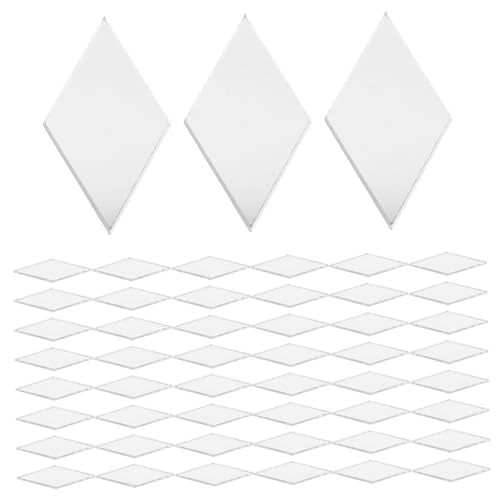 EXQUIMEUBLE 500 Stück Selbstklebende Kleine Mosaikspiegel Fliesen Silberfarben Diamantförmige Glasdekorstücke Für Wandgestaltung DIY Bastelprojekte Bad Küche Und Büro Langlebige Und Einfache EXQUIMEUBLE 500 Stück Selbstklebende Kleine Mosaikspiegel Fliesen Silberfarben Diamantförmige Glasdekorstücke Für Wandgestaltung DIY Bastelprojekte Bad Küche Und Büro Langlebige Und Einfache von EXQUIMEUBLE