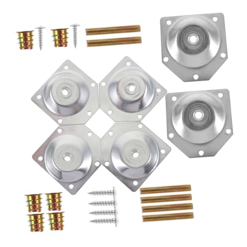 EXQUIMEUBLE 6 Sätze Verstellbare Möbelbeine Eisenfüße für Sofa Verbindungsscheiben für Verschiedene Möbelanwendungen im Wohn und Bürobereich EXQUIMEUBLE 6 Sätze Verstellbare Möbelbeine Eisenfüße für Sofa Verbindungsscheiben für Verschiedene Möbelanwendungen im Wohn und Bürobereich von EXQUIMEUBLE