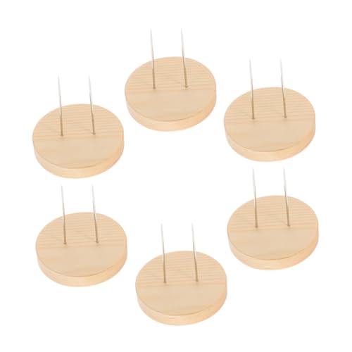 EXQUIMEUBLE 6 Stück Holzsockel Puppenständer mit Nadelhalter Stabile Basis für Häkelpuppen Plüschfiguren Vielseitig Einsetzbar zur Präsentation und Aufbewahrung Handgefertigter Puppen EXQUIMEUBLE 6 Stück Holzsockel Puppenständer mit Nadelhalter Stabile Basis für Häkelpuppen Plüschfiguren Vielseitig Einsetzbar zur Präsentation und Aufbewahrung Handgefertigter Puppen von EXQUIMEUBLE