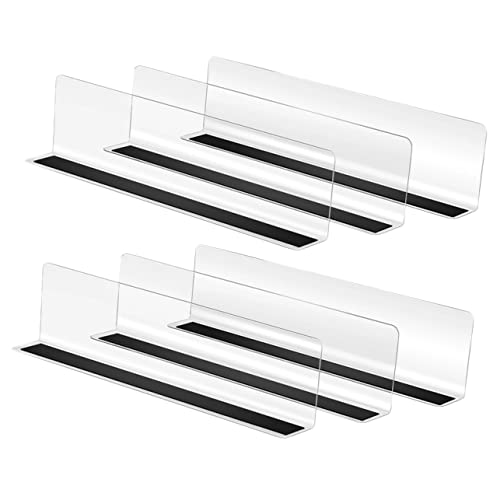 EXQUIMEUBLE 6 Stück Teiliges Regaltrennsystem mit Magnet für Supermarktregale Förmige Organizer zur Warenklassifizierung und Stabilen Trennung von Produkten EXQUIMEUBLE 6 Stück Teiliges Regaltrennsystem mit Magnet für Supermarktregale Förmige Organizer zur Warenklassifizierung und Stabilen Trennung von Produkten von EXQUIMEUBLE