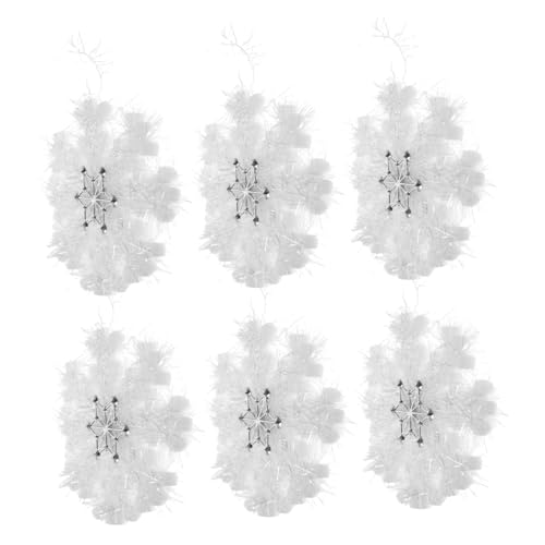 EXQUIMEUBLE 8stücke Teiliges Schneeflocken Dekorationen Für Weihnachten Elegante Tinsel Ornamente Für Fenster Weihnachtsbaum Und Festliche Anlässe EXQUIMEUBLE 8stücke Teiliges Schneeflocken Dekorationen Für Weihnachten Elegante Tinsel Ornamente Für Fenster Weihnachtsbaum Und Festliche Anlässe von EXQUIMEUBLE