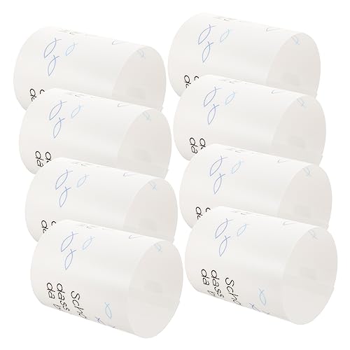 EXQUIMEUBLE 8Stücke Decorative Candle Covers Plastic Candle Cylinder Shields for Soft Lighting Windproof Tealight Protection for Home Decor and Special Occasions EXQUIMEUBLE 8Stücke Decorative Candle Covers Plastic Candle Cylinder Shields for Soft Lighting Windproof Tealight Protection for Home Decor and Special Occasions von EXQUIMEUBLE