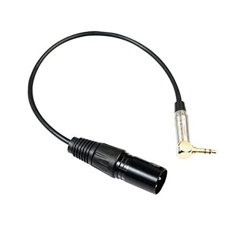 EXQUIMEUBLE 90Grad Xlr Kabeladapter Hochwertiges für Mikrofone und Soundkarten für Mobile Anwendungen von EXQUIMEUBLE