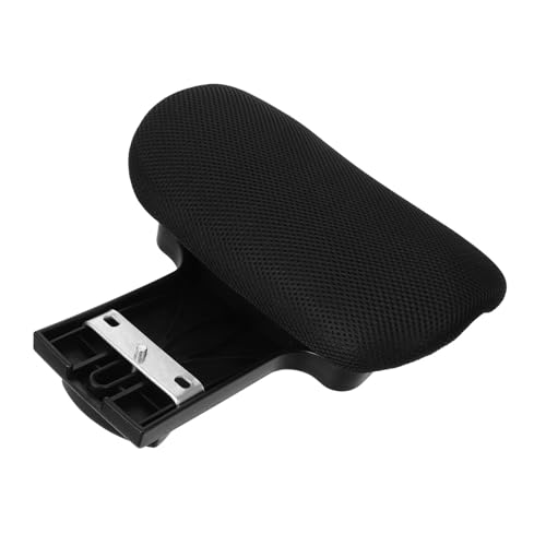 EXQUIMEUBLE Kopfstütze Für Computerstuhl Schwarz Anbringbar Für Büro Universelle Passform Installieren Ergonomisches Nackenkissen von EXQUIMEUBLE