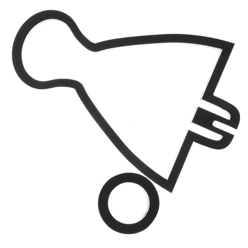 EXQUIMEUBLE Damen Wc Schild aus Acryl Langlebiges Toiletten symbol mit Selbstklebendem Rückseite Dekoratives Kreatives und Praktisches Toilettenzeichen für Badezimmer und Geschäftsanwendungen von EXQUIMEUBLE