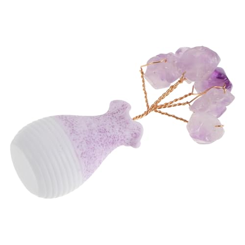 EXQUIMEUBLE Handgefertigter Amethyst Kristallbaum Dekorativer Tischbaum aus Echtem Amethyst Feng Shui Baum für Meditation und Stilvolle Raumgestaltung Einzigartiges für Ihre Tischdekoration von EXQUIMEUBLE
