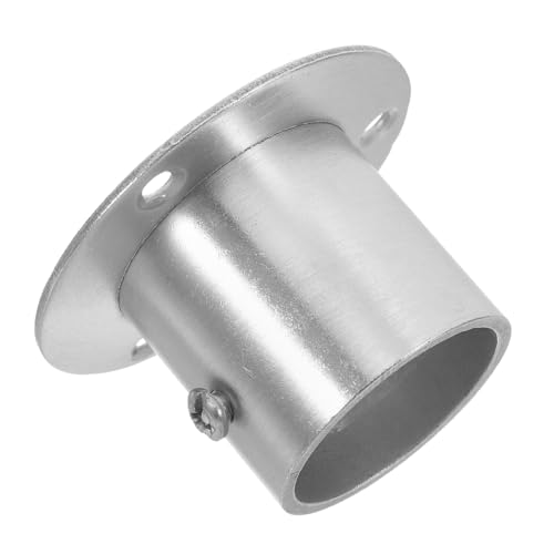 EXQUIMEUBLE Hochfeste Flanschhalterung für Garderobe Stabiler Kleiderstangenhalter mit Erhöhtem Sockel und Verstärkter Unterstützung für Schränke im Hotel Zuhause und Einkaufszentren von EXQUIMEUBLE