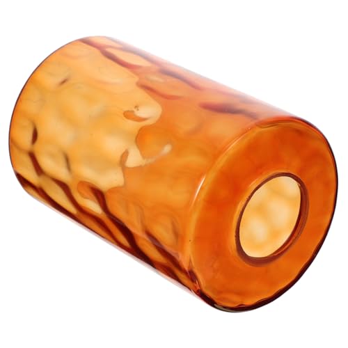 EXQUIMEUBLE Hochwertiger Glas Lampenschirm mit Steinmuster Zylindrischer Hängelichtschirm Langlebiger Lampenschirm Ersatz für Pendelleuchte Wandlampe Deckenleuchte Modernes Design Einfache von EXQUIMEUBLE