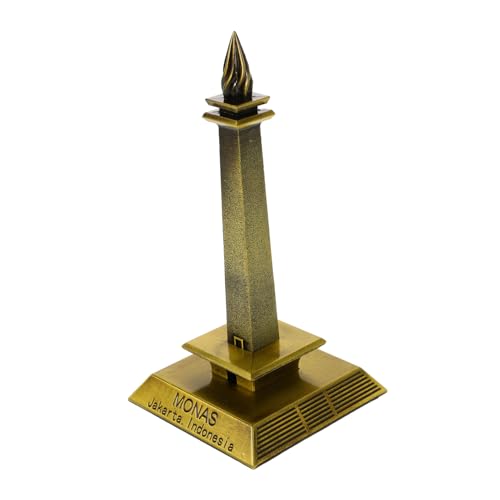 EXQUIMEUBLE Indonesien Turm Modell Aus Bronze Dekorative Gebäudeskulpturen Für Wohnkultur Und Schreibtischdekor Als Modell-Wahrzeichen Mit Indonesischem Design von EXQUIMEUBLE