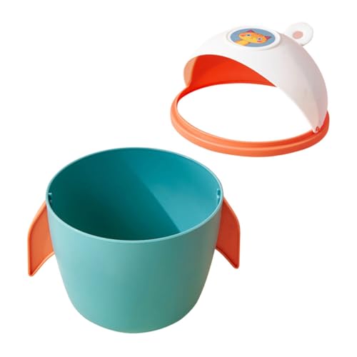 EXQUIMEUBLE Kleiner Tischabfalleimer mit Deckel Kompakt und Geruchsdicht Praktischer Mülleimer für Büro und Haushalt Vielseitiger Desktop Mülleimer für Papier und Kleine Zufällige Farbe von EXQUIMEUBLE