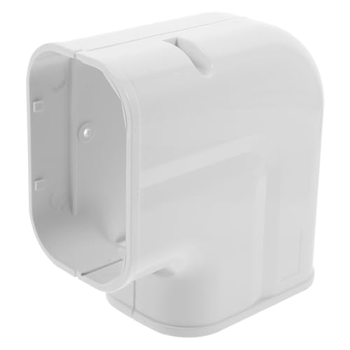 EXQUIMEUBLE Klimaanlage Wandkanalabdeckung Bogen Duct Cover Dekorative Rohrabdeckung für Einfache Installation Klimaleitungen von EXQUIMEUBLE