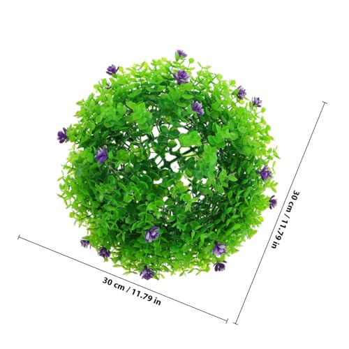 EXQUIMEUBLE Künstliche Eukalyptus Topiary Kugel Ø Realistische Grüne Deko Pflanze mit Blüten Hängende Dekoration für Decke Terrasse Hochzeit Innenbereich und Garten EXQUIMEUBLE Künstliche Eukalyptus Topiary Kugel Ø Realistische Grüne Deko Pflanze mit Blüten Hängende Dekoration für Decke Terrasse Hochzeit Innenbereich und Garten von EXQUIMEUBLE