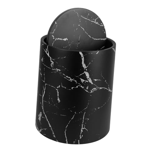 EXQUIMEUBLE Mülleimer mit Schwingdeckel Marmor Praktischer Abfallbehälter für Küche Büro und Schlafzimmer Langlebig und Leicht zu Reinigen EXQUIMEUBLE Mülleimer mit Schwingdeckel Marmor Praktischer Abfallbehälter für Küche Büro und Schlafzimmer Langlebig und Leicht zu Reinigen von EXQUIMEUBLE