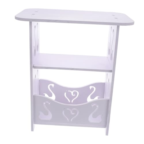 EXQUIMEUBLE Nachttisch Für Schlafzimmer Kleiner Beistelltisch Als Teetisch Kompakter Sofa-beistelltisch Mit Modernem Design Für Kleine Räume Zum Ordnen Von Büchern Und Getränken EXQUIMEUBLE Nachttisch Für Schlafzimmer Kleiner Beistelltisch Als Teetisch Kompakter Sofa-beistelltisch Mit Modernem Design Für Kleine Räume Zum Ordnen Von Büchern Und Getränken von EXQUIMEUBLE