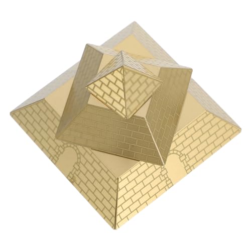 EXQUIMEUBLE Elegantes Pyramiden-Ornament Aus Messing Drehbar Schreibtisch-Dekoration Fürs Büro Für Alle Altersgruppen EXQUIMEUBLE Elegantes Pyramiden-Ornament Aus Messing Drehbar Schreibtisch-Dekoration Fürs Büro Für Alle Altersgruppen von EXQUIMEUBLE
