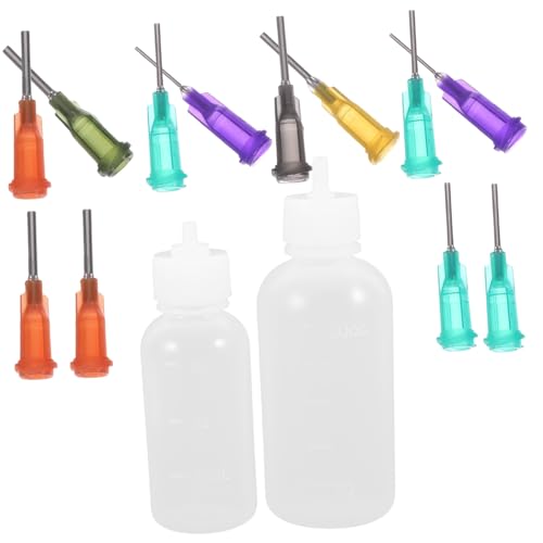 EXQUIMEUBLE Quetschflaschen mit Feiner Nadeldüse Töpferwerkzeug für Präzises Auftragen von Glasur für Keramikarbeiten und Detailreiche Verzierung Sicher und Einfach zu Bedienen von EXQUIMEUBLE