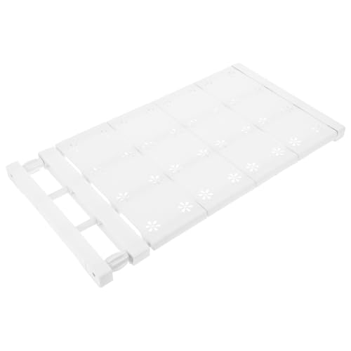 EXQUIMEUBLE Erweiterbares Spannregal Für Schrank Verstellbarer Tension Shelf Organizer Für Effiziente Raumnutzung Kleiderschränken Und Schränken Einfache Installation Ohne Bohren Robust EXQUIMEUBLE Erweiterbares Spannregal Für Schrank Verstellbarer Tension Shelf Organizer Für Effiziente Raumnutzung Kleiderschränken Und Schränken Einfache Installation Ohne Bohren Robust von EXQUIMEUBLE