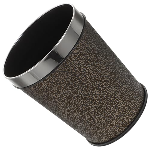 EXQUIMEUBLE Retro Mülleimer ohne Deckel Schwarz mit Wolkenmuster Langlebiger Kunststoff Abfalleimer für Badezimmer und Haushalt Praktischer Verschleißfester Müllbehälter für Tägliche Nutzung EXQUIMEUBLE Retro Mülleimer ohne Deckel Schwarz mit Wolkenmuster Langlebiger Kunststoff Abfalleimer für Badezimmer und Haushalt Praktischer Verschleißfester Müllbehälter für Tägliche Nutzung von EXQUIMEUBLE