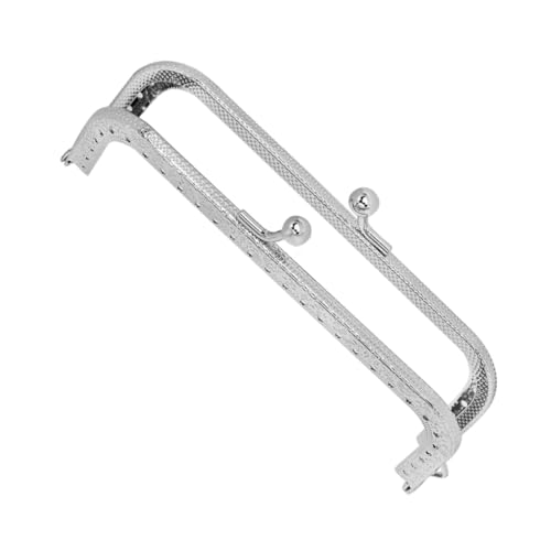 EXQUIMEUBLE Silberner Quadratischer Geprägter Metall Geldbörsenrahmen für DIY Taschenherstellung Leicht Verstellbar Langlebig Zubehör für Handtaschen und Geldbörsen EXQUIMEUBLE Silberner Quadratischer Geprägter Metall Geldbörsenrahmen für DIY Taschenherstellung Leicht Verstellbar Langlebig Zubehör für Handtaschen und Geldbörsen von EXQUIMEUBLE