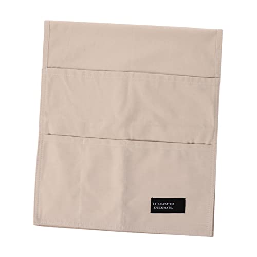 EXQUIMEUBLE Sofa Armlehnen Organizer Tasche aus Baumwolle Multifunktionale Ablage für Fernbedienungen Handys und Kleinigkeiten Aufbewahrungslösung für Aufgeräumtes Sofa von EXQUIMEUBLE