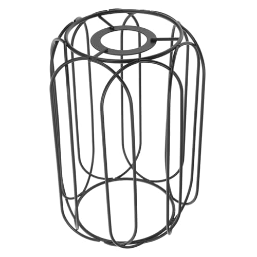 EXQUIMEUBLE Vintage Metall Lampenschirm Retro Industriestil Lampenabdeckung Eisenkäfig Robust für Decken Steh Tischlampen Wohnzimmer Schlafzimmer von EXQUIMEUBLE