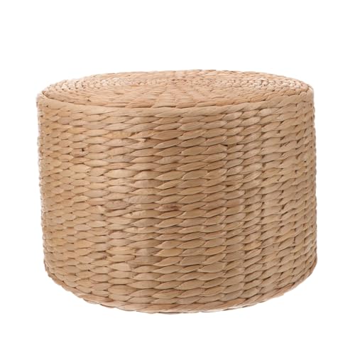 EXQUIMEUBLE Gewebter Kinderhocker aus Gras Schuhwechselhocker Kleiner Gartenhocker Multifunktional Handgewebt EXQUIMEUBLE Gewebter Kinderhocker aus Gras Schuhwechselhocker Kleiner Gartenhocker Multifunktional Handgewebt von EXQUIMEUBLE