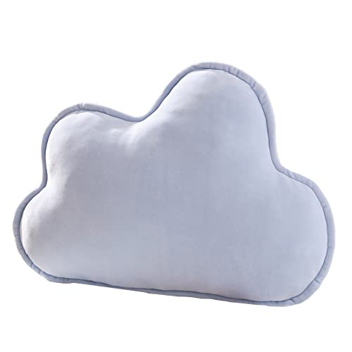 EXQULEG 3D Plüsch Blatt Kissen Wolken Zierkissen Schmetterlinge Dekokissen Kopfkissen für Kinder Fotografie-Requisiten-Hintergrund, Sofa-Rückenkissen, Kinderzimmer Zimmer, Hausdekoration (Wolken) von EXQULEG