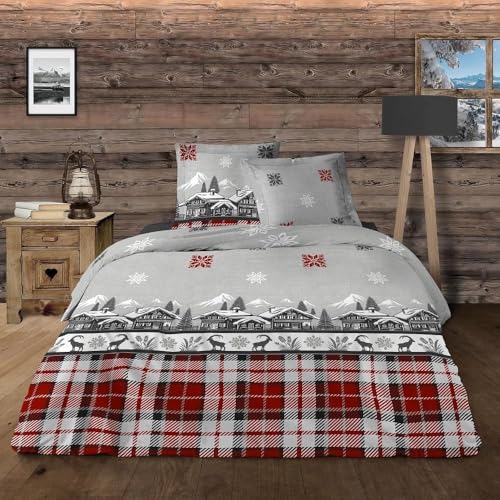 EXSANLIEAY Bauernhaus Bettwäsche-Sets 155x220 cm Schwarz-Rot-WeißE Quadrate Bettbezug Kreatives 3D Effekt Weich Microfaser Deckenbezug mit Reißverschluss und 2 Kissenbezug 80x80 cm EXSANLIEAY Bauernhaus Bettwäsche-Sets 155x220 cm Schwarz-Rot-WeißE Quadrate Bettbezug Kreatives 3D Effekt Weich Microfaser Deckenbezug mit Reißverschluss und 2 Kissenbezug 80x80 cm von EXSANLIEAY