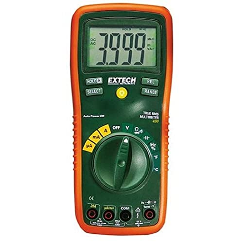 EXTECH EX430A Professionelles Multimeter mit True RMS und 11 Funktionen, grün von EXTECH