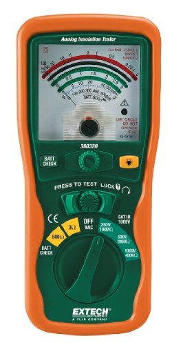 Extech Analoger Hochspannungs-Isolationstester, 1 Stück, 380320 von EXTECH