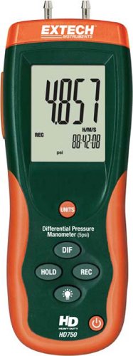 Extech HD750 Druck-Messgerät Luftdruck 0-0.3447 bar von EXTECH
