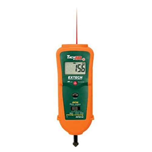 Extech Drehzahlmesser und IR-Thermometer, 1 Stück, RPM10 von EXTECH